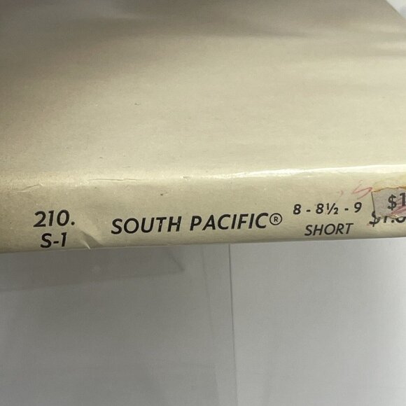 Hanes Cantrece Sheer Heel Run Guard 8-9 Short Hosiery Vintage 1 Pair Pacific - Picture 9 of 9